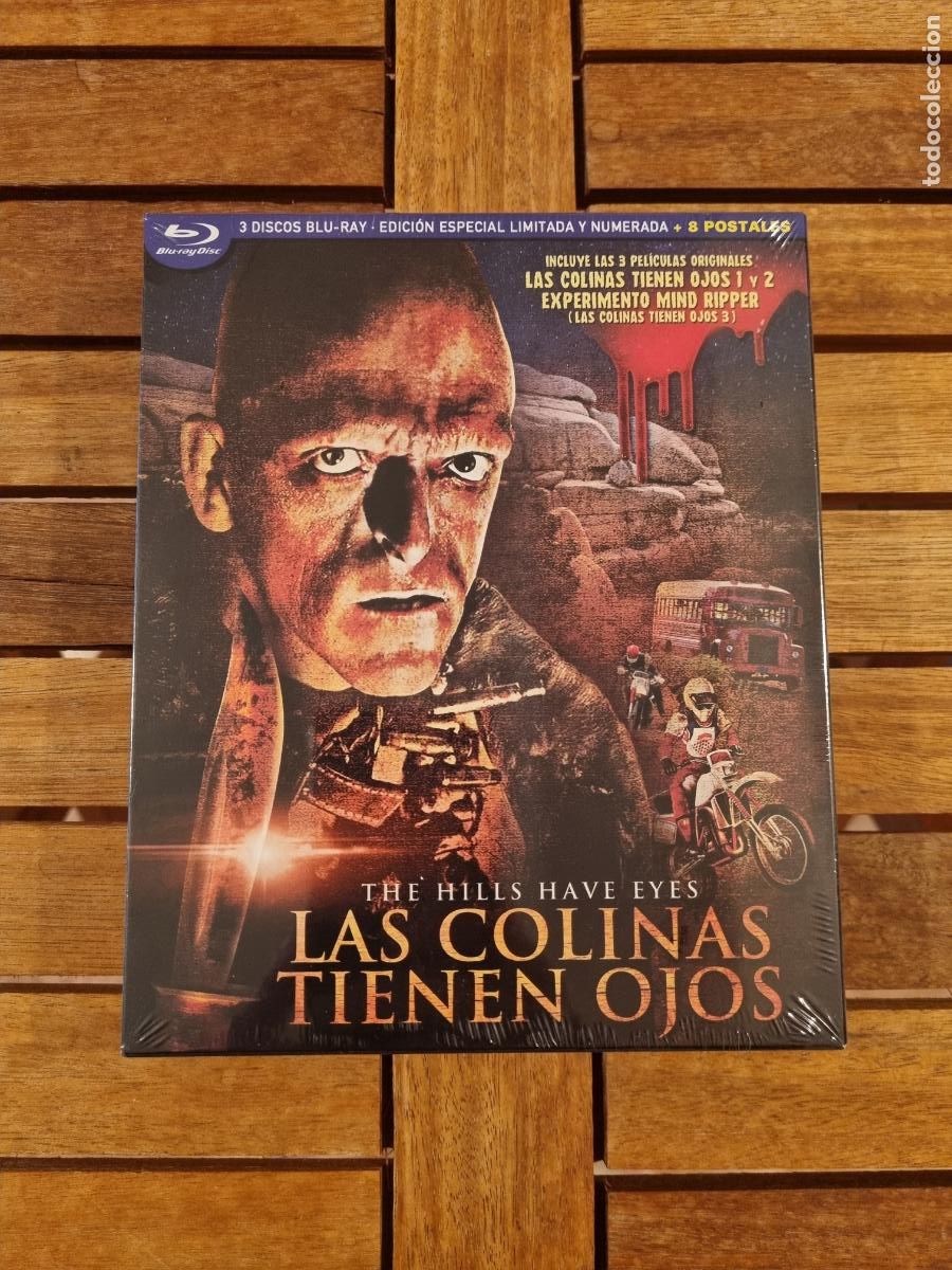 Cine: Las colinas tienen ojos - Blu-ray - The hills have eyes - Edici&oacute;n limitada y numerada + 8 postales
