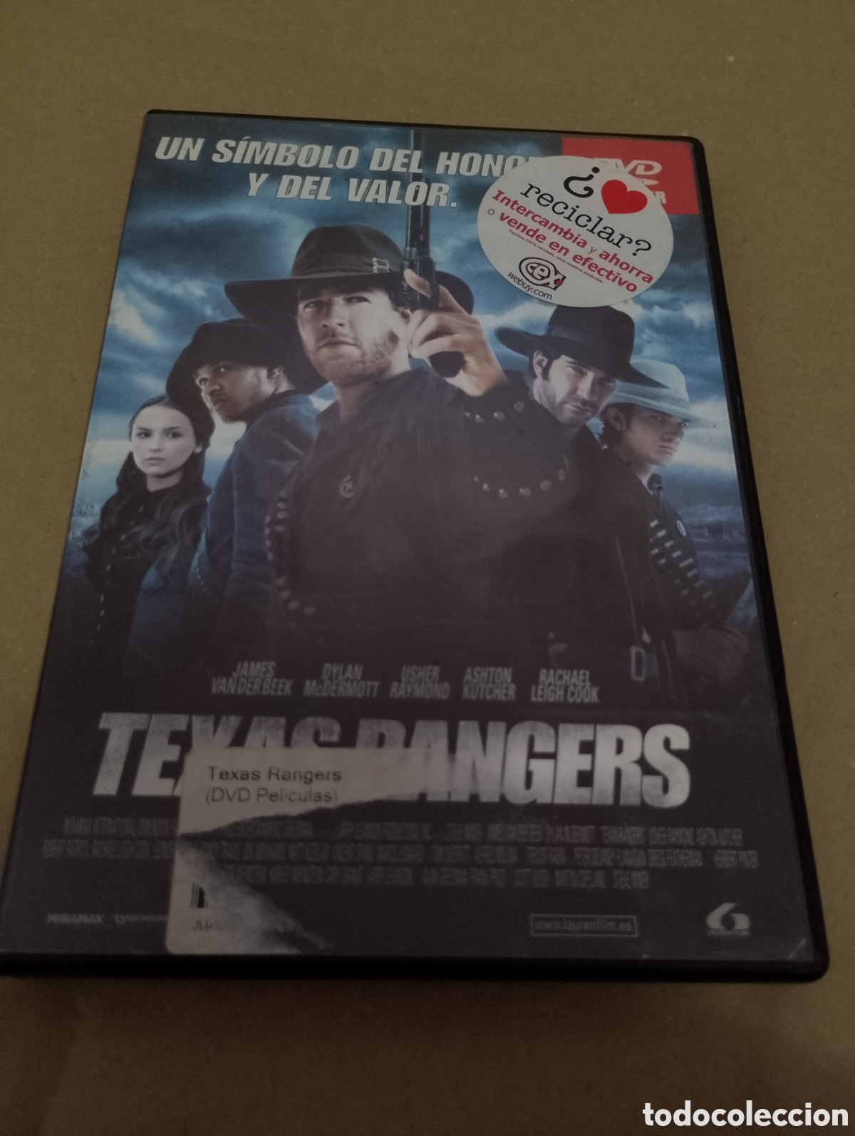 Cin&eacute;ma: Dvd. Texas Rangers. Acci&oacute;n.