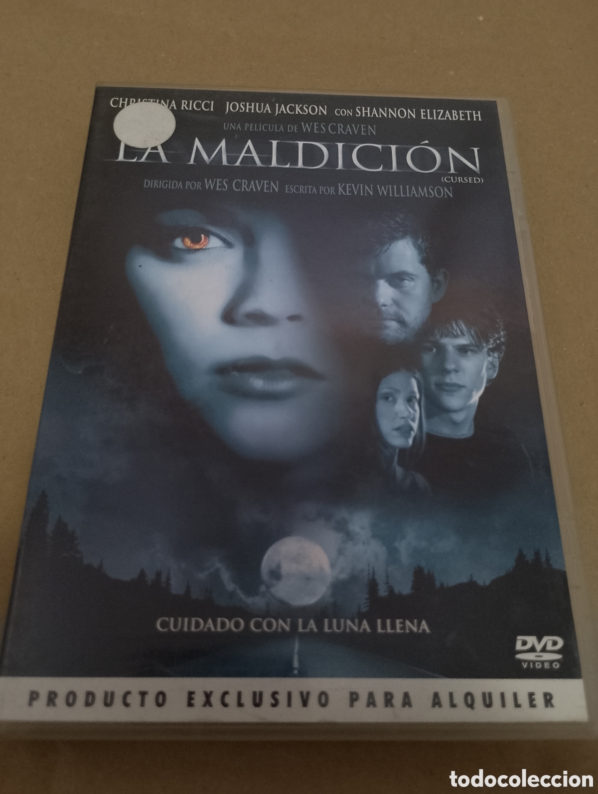 Cin&eacute;ma: Dvd. La maldici&oacute;n. Wes Craven.