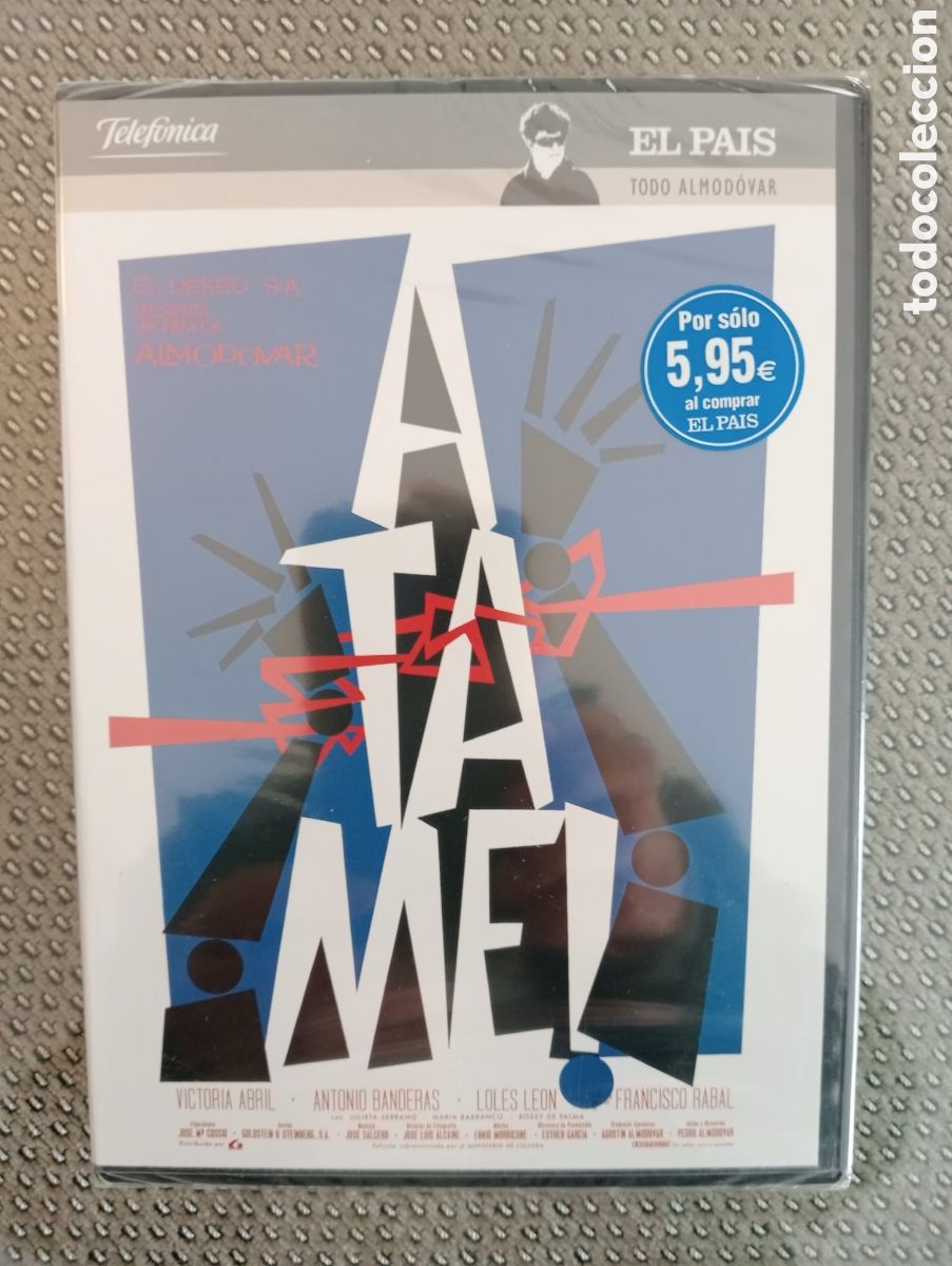 Cine: &Aacute;tame. Pedro Almod&oacute;var. DVD. Nuevo. Precintado