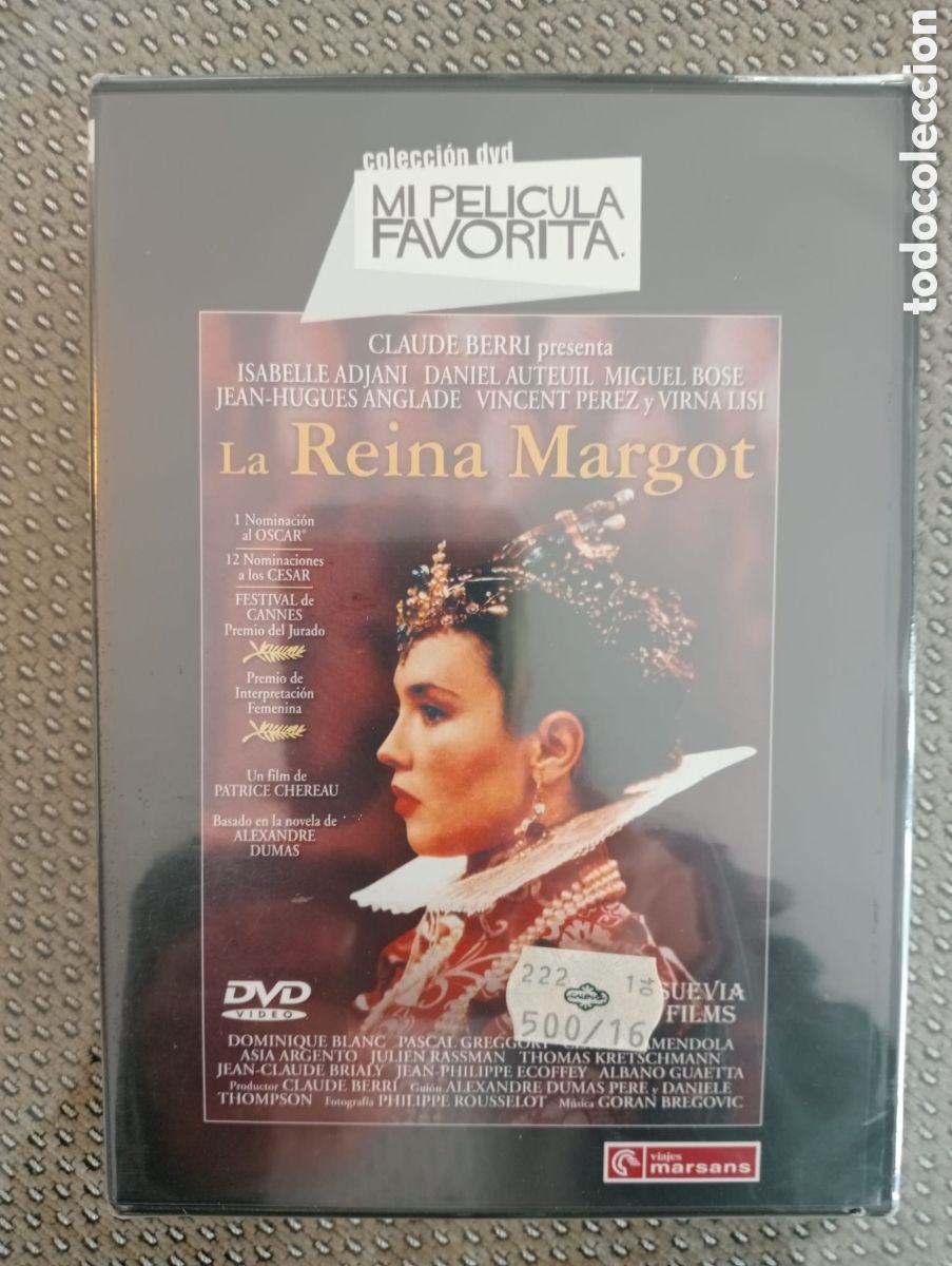Cine: La reina Margot. DVD. Nuevo. Precintado