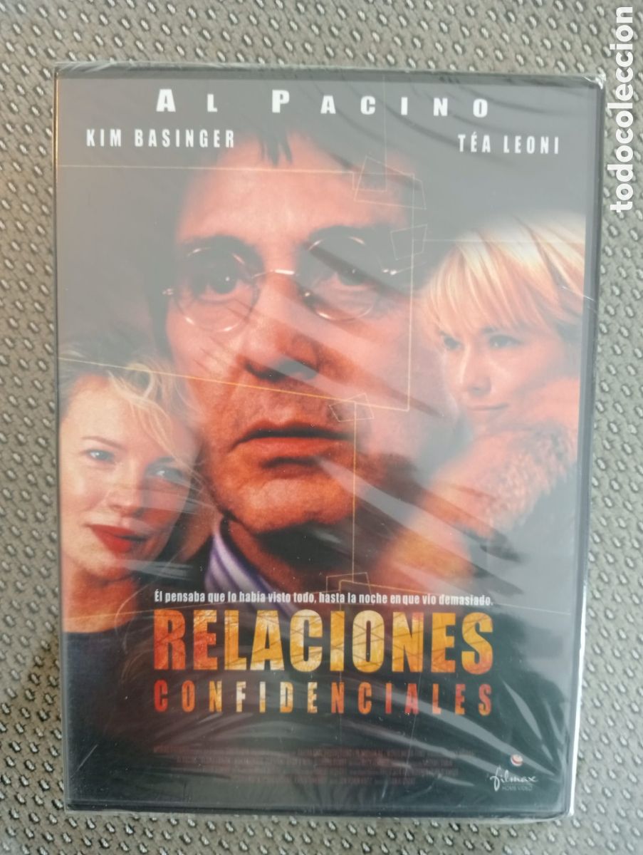 Cine: Relaciones confidenciales. Al Pacino. Kim Badsnger. DVD. Nuevo. Precintado