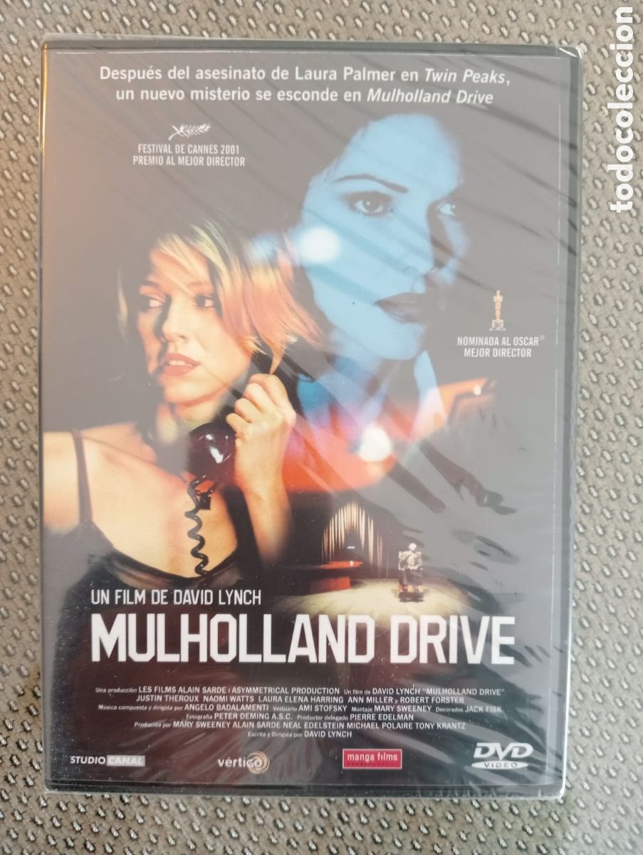 Cine: Mulholland Drive. David Lynch. DVD. Nuevo. Precintado