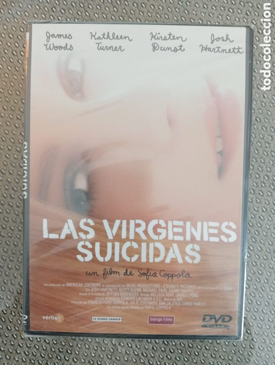 Cine: Las v&iacute;rgenes suicidas. Sof&iacute;a Coppola. DVD. Nuevo. Precintado. DVD. Nuevo. Precintado