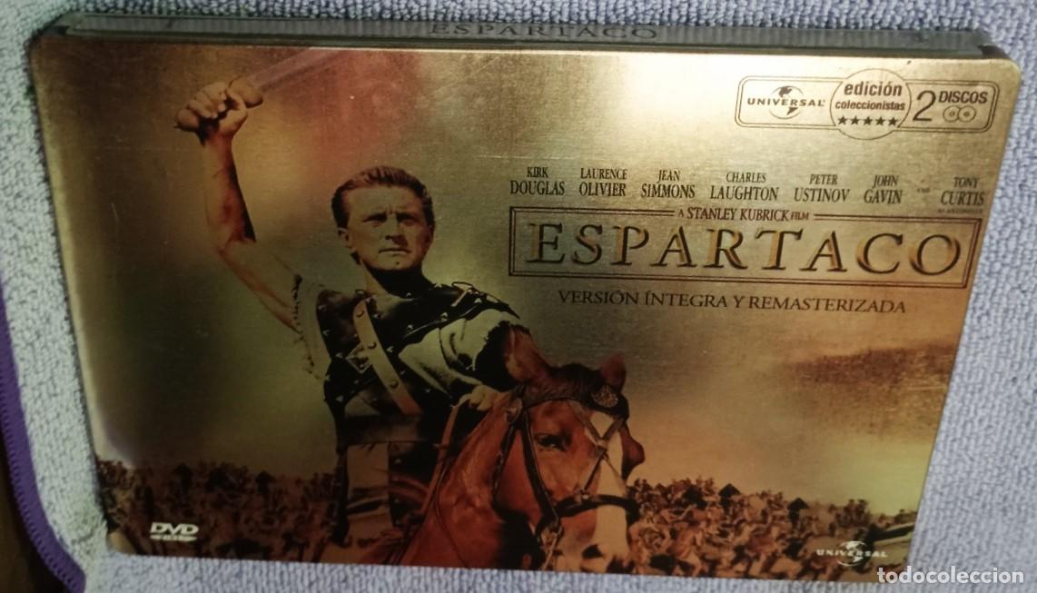 Cine: ESPARTACO (caja met&aacute;lica 2 DVD) de Stanley Kubrick con Kirk Douglas, Tony Curtis.