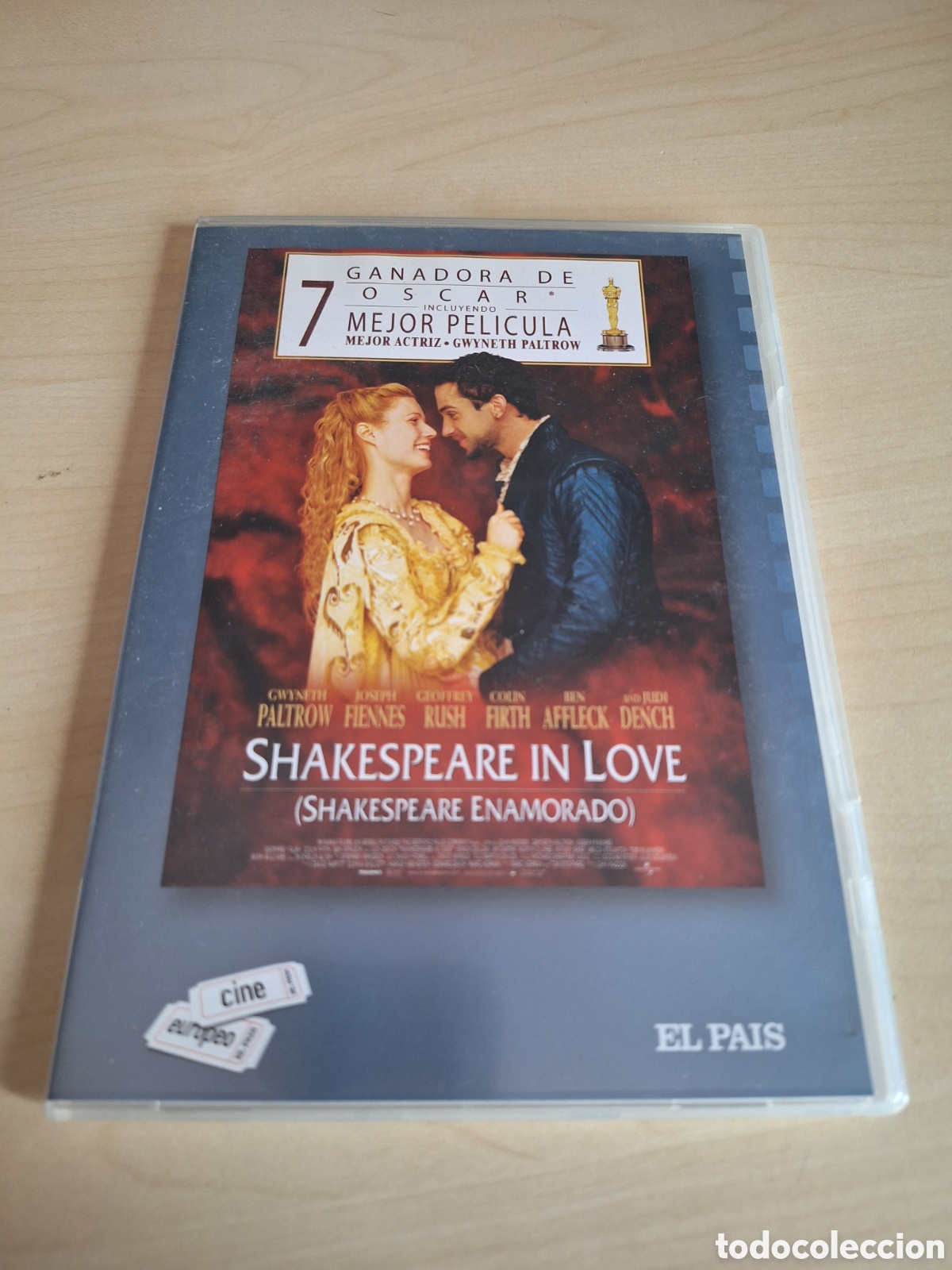 Cine: DVS58 Shakespeare in love DVD TAPA FINA