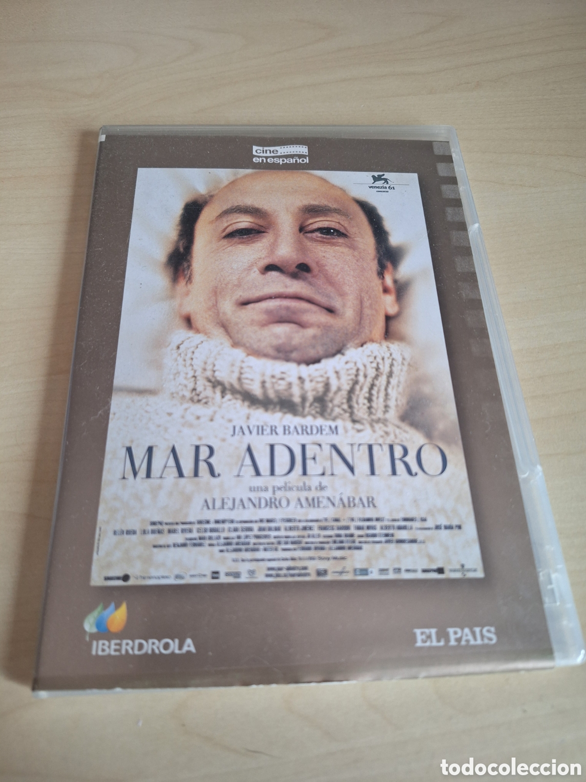 Cine: DVS58 mar adentro DVD TAPA FINA