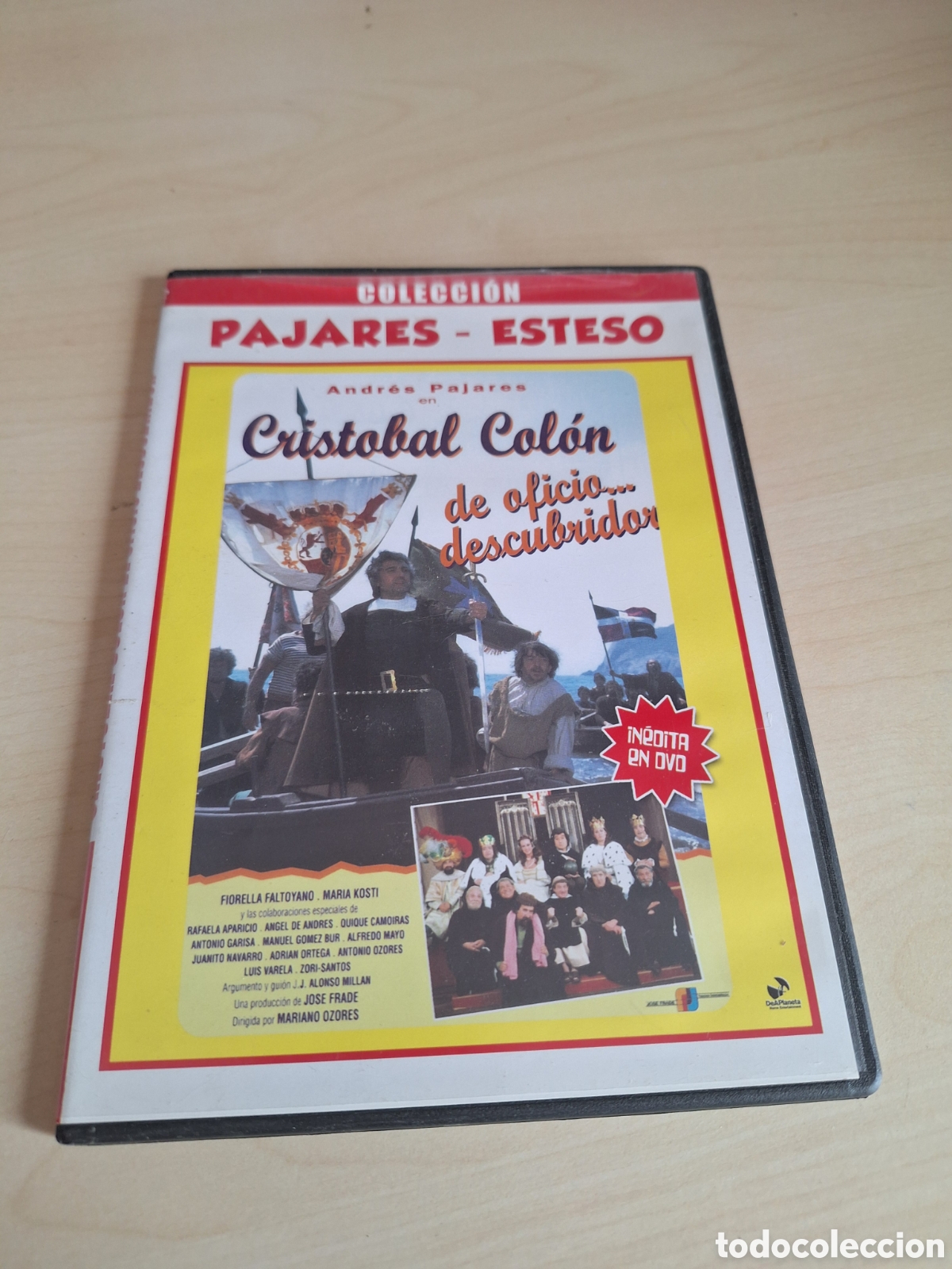 Cine: DVS58 Crist&oacute;bal colon de oficio descubridor DVD TAPA FINA