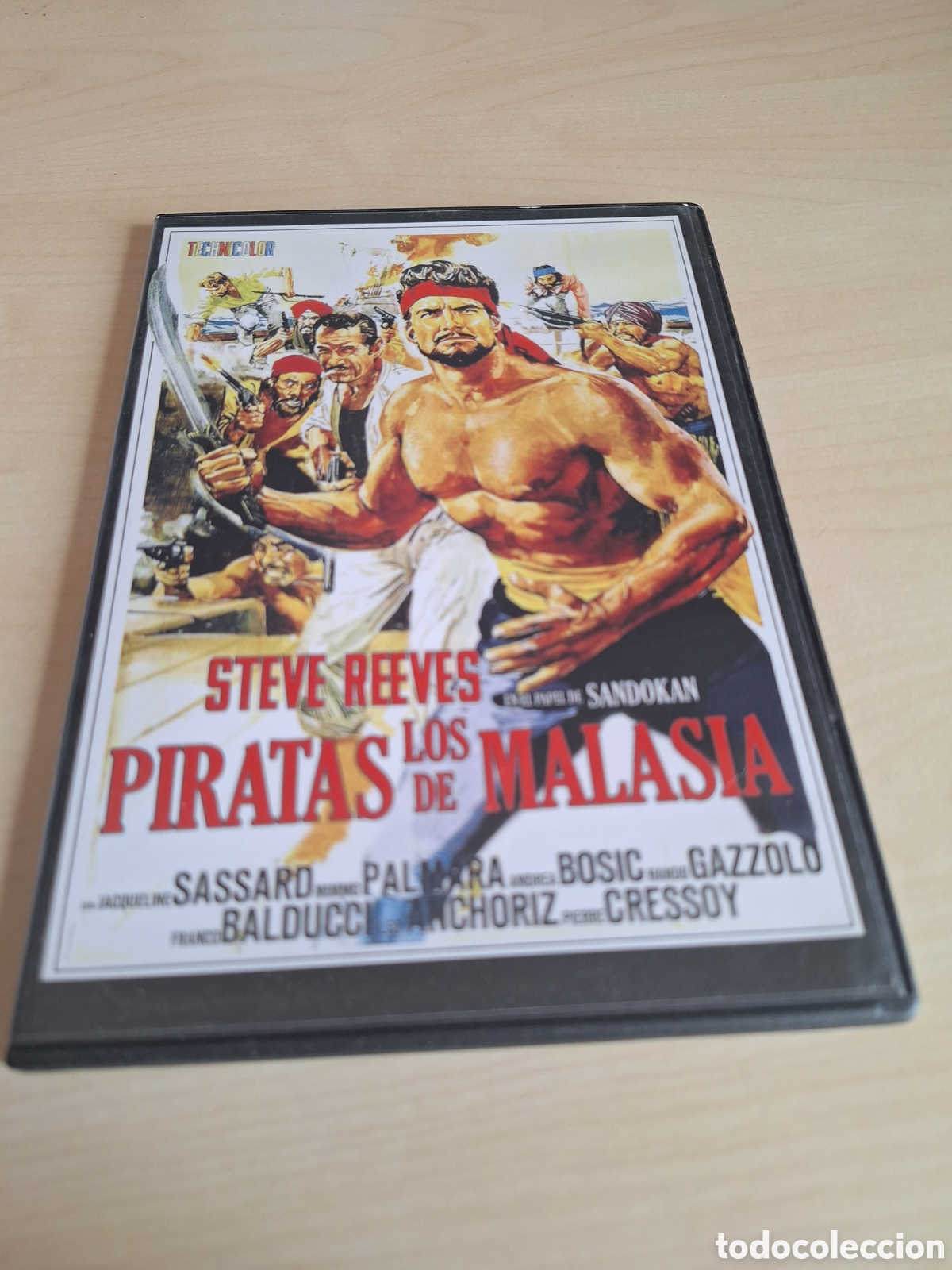 Cine: DVS58 los piratas de Malasia DVD TAPA FINA