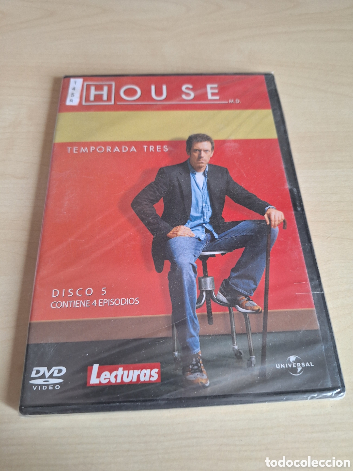 Cine: DVS58 house temp.3 disco 5 DVD TAPA FINA