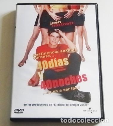 Cine: 40 D&Iacute;AS Y 40 NOCHES DVD PEL&Iacute;CULA ROM&Aacute;NTICA RETO D&Iacute;AS SIN SEXO JOSH HARTNETT SHANNYN SOSSAMON LEHMANN