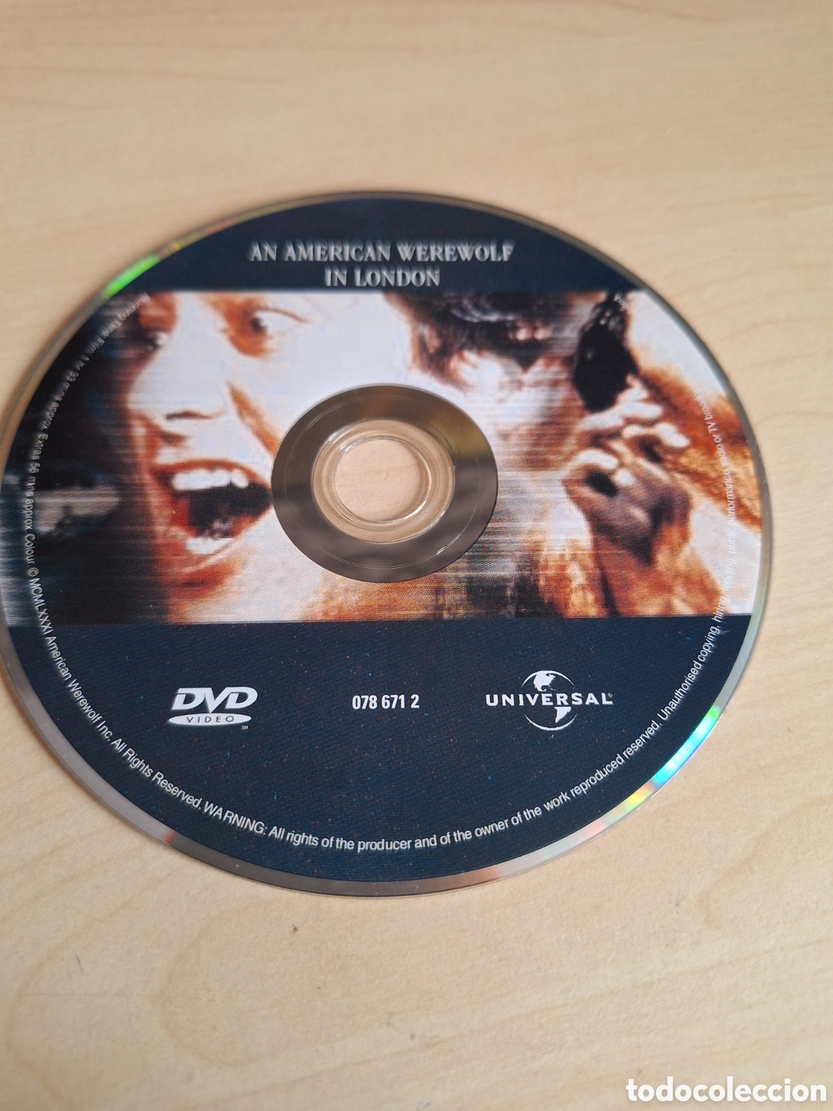 Cine: SD1064 un hombre lobo americano en Londres SOLO DISCO DVD