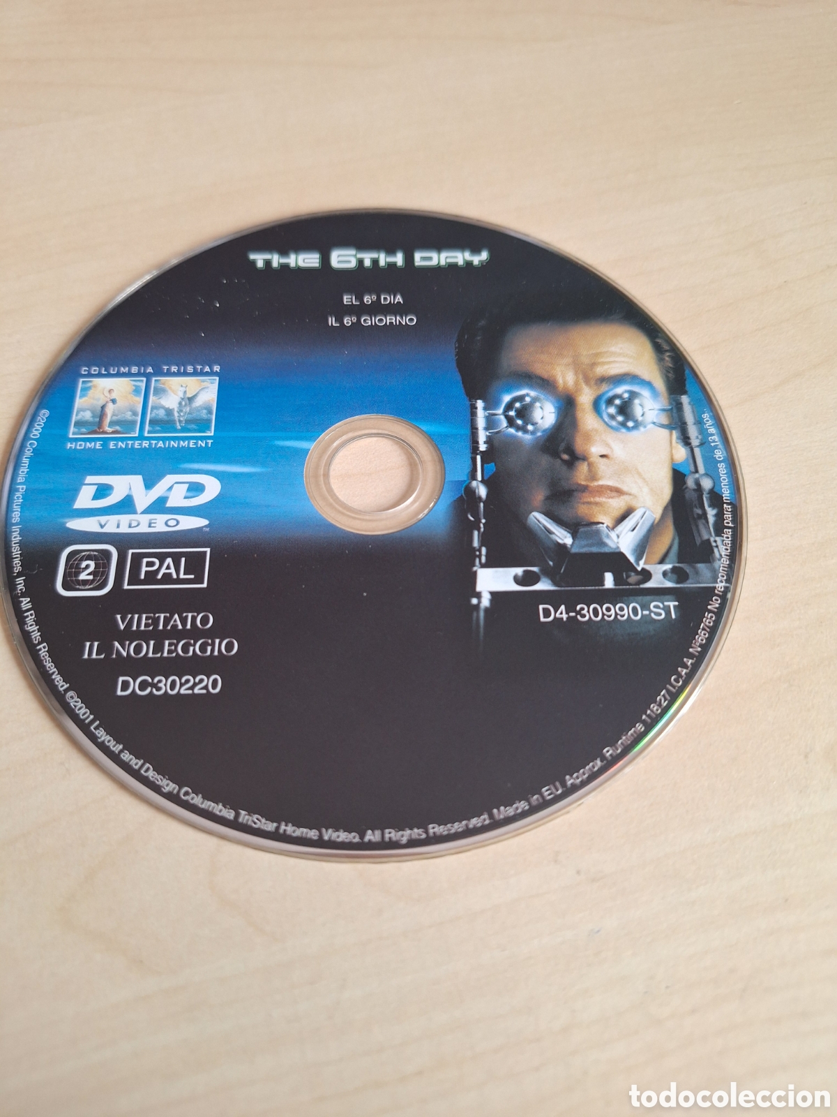 Cine: SD1083 el sexto d&iacute;a SOLO DISCO DVD