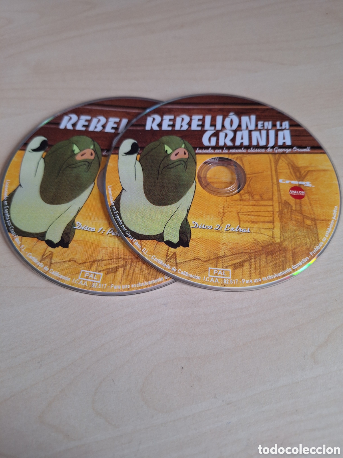 Cine: SD1100 rebelion en la granja SOLO DISCO DVD
