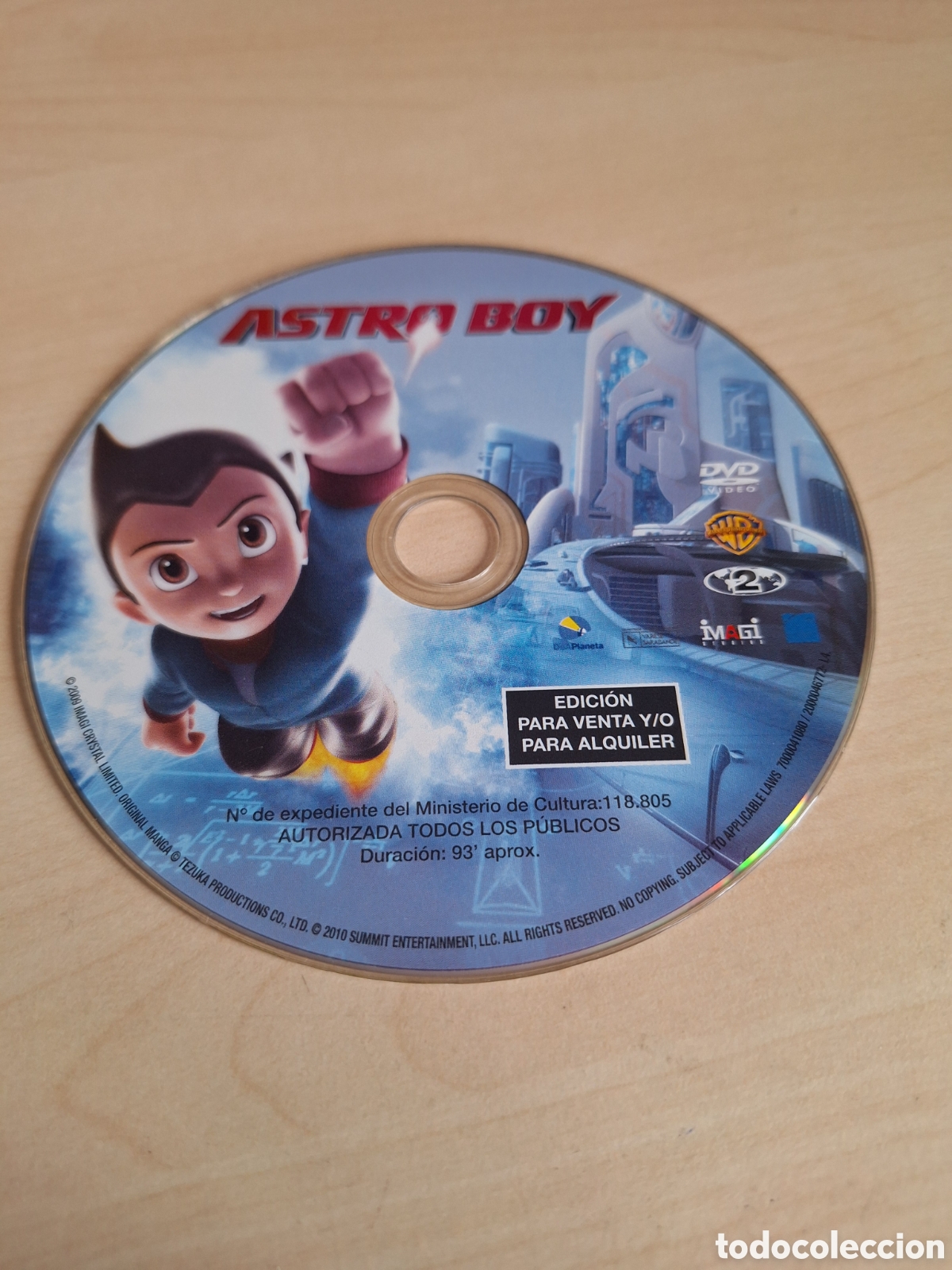 Cine: SD1107 astro boy SOLO DISCO DVD