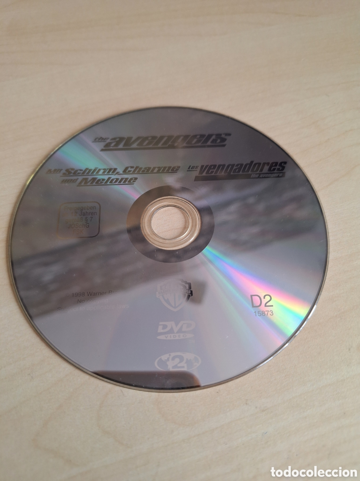 Cine: SD1145 los vengadores SOLO DISCO DVD