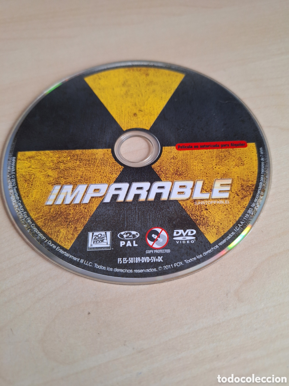 Cine: SD1154 imparable SOLO DISCO DVD
