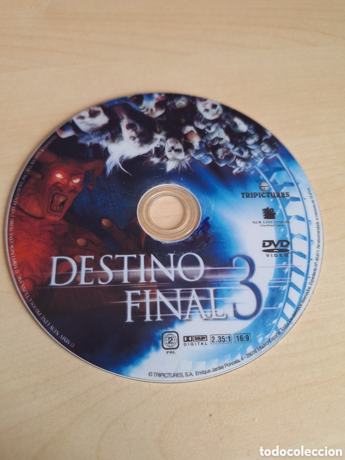 Cinema: SD1159 destino final 3 SOLO DISCO DVD