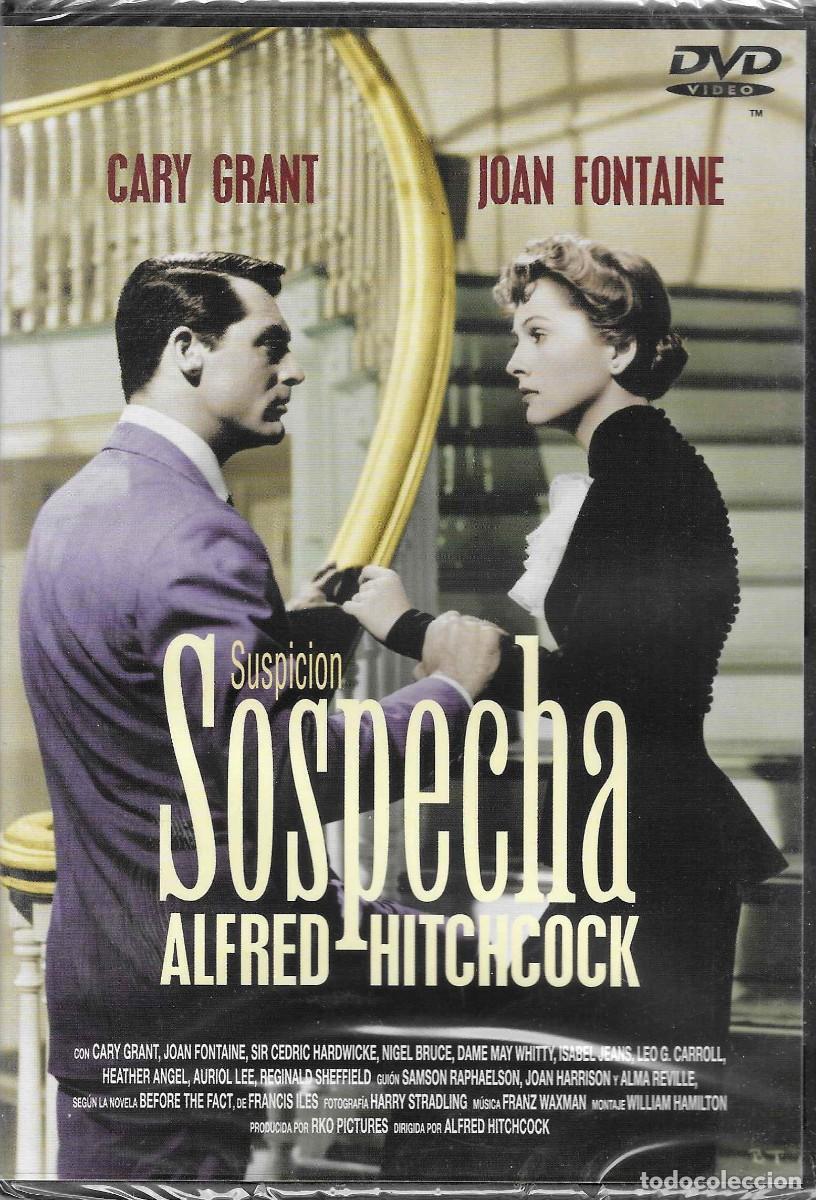 Cine: SOSPECHA - ALFRED HITCHCOCK - (NUEVO Y PRECINTADO)