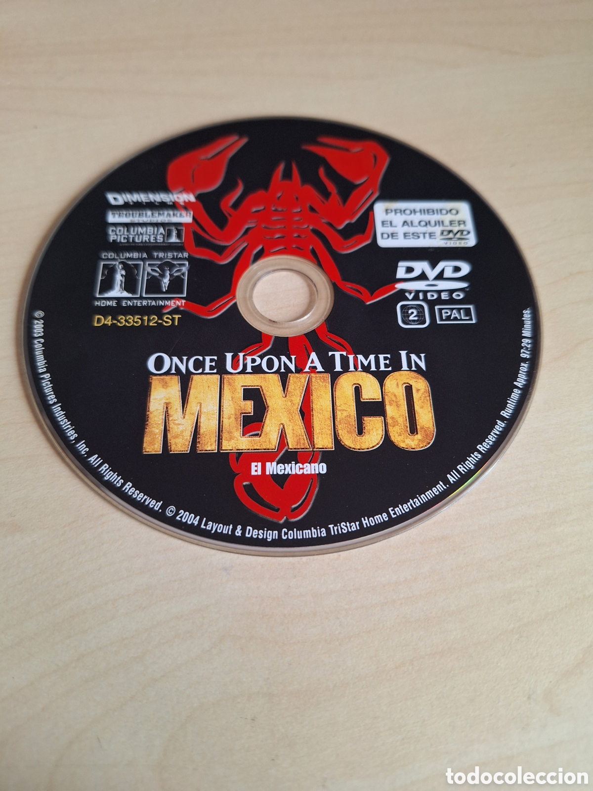 Cine: SD1179 el mexicano SOLO DISCO DVD