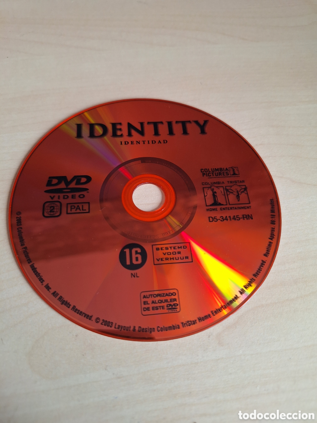 Kino: SD1184 identidad SOLO DISCO DVD