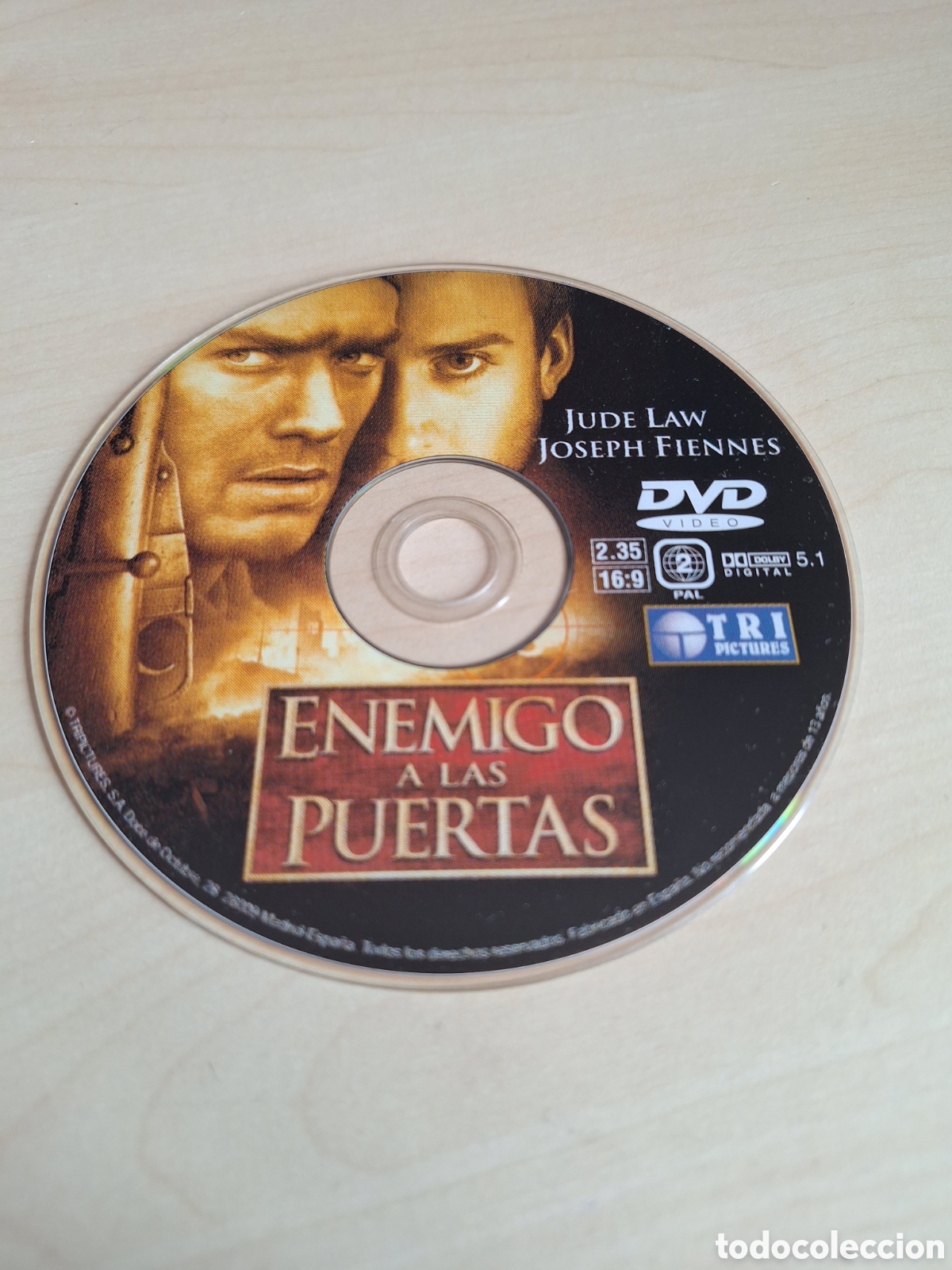 Cine: SD1188 enemigo a las puertas SOLO DISCO DVD