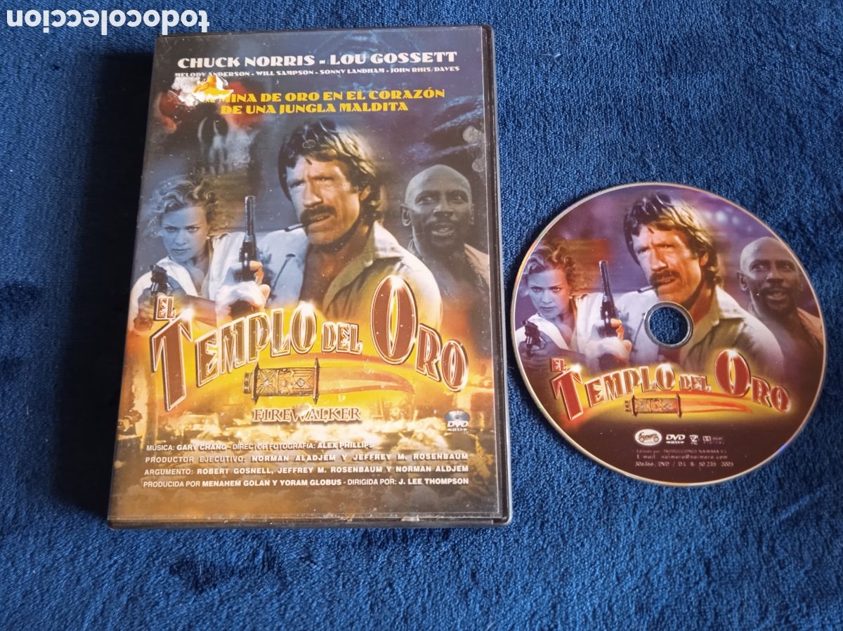 Cine: DVD - EL TEMPLO DEL ORO -FIREWALKER - CHUCK NORRIS