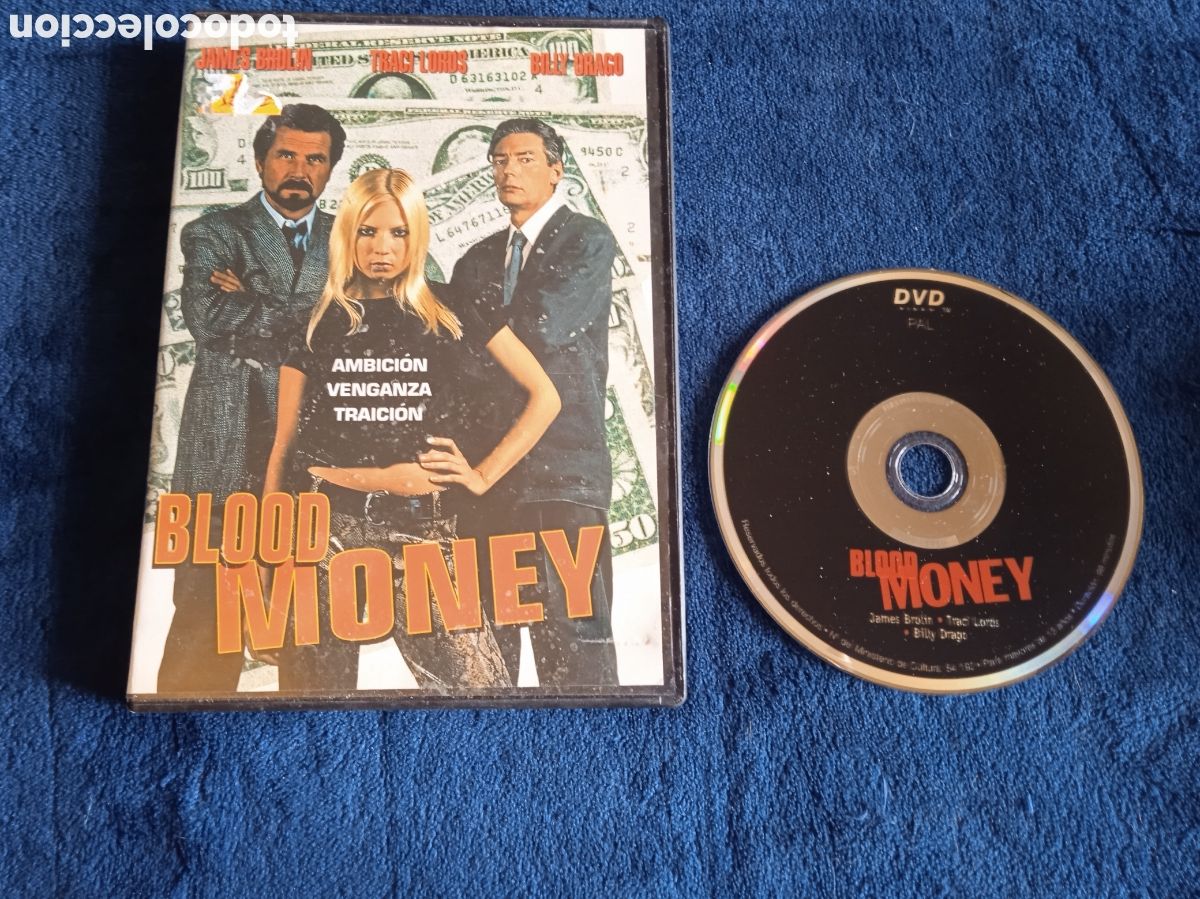 Cinema: DVD - BLOOD MONEY - JAMES COLIN, TRACI LORDS. BILLY DRAGO