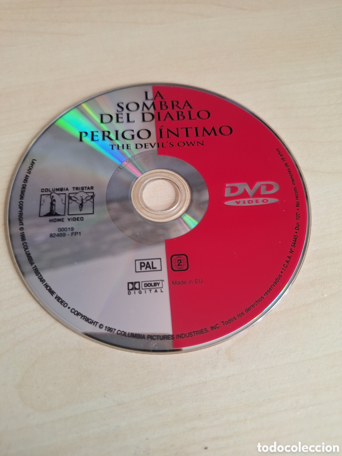 Cine: SD1250 la sombra del diablo SOLO DISCO DVD
