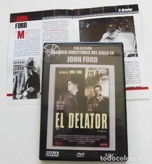 Cinema: EL DELATOR - DVD PEL&Iacute;CULA DE SUSPENSE DRAMA - JOHN FORD - IRLANDA A&Ntilde;OS 20 - CON FOLLETO