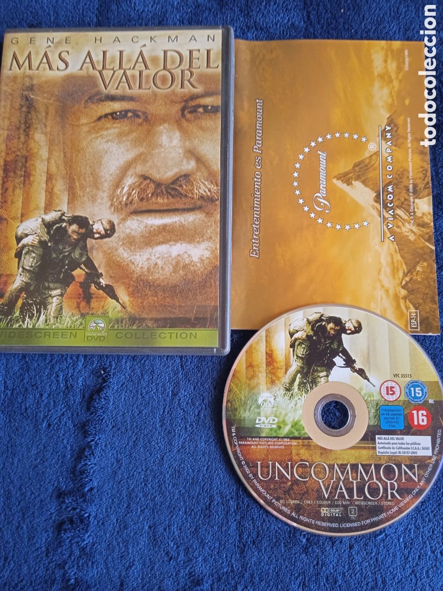 Cinema: DVD - M&Aacute;S ALL&Aacute; DEL VALOR - GENE HACKMAN
