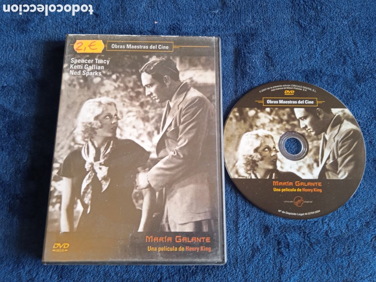 Kino: DVD - MARIA GALANTE - HENRY KING, SPENCER TRACY
