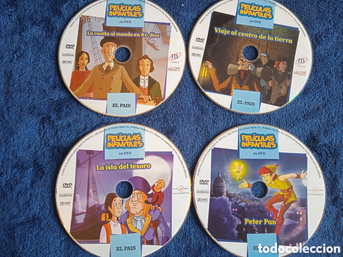 Kino: DVD - PELICULAS INFANTILES EL PAIS -LOTE 4 PELICULAS