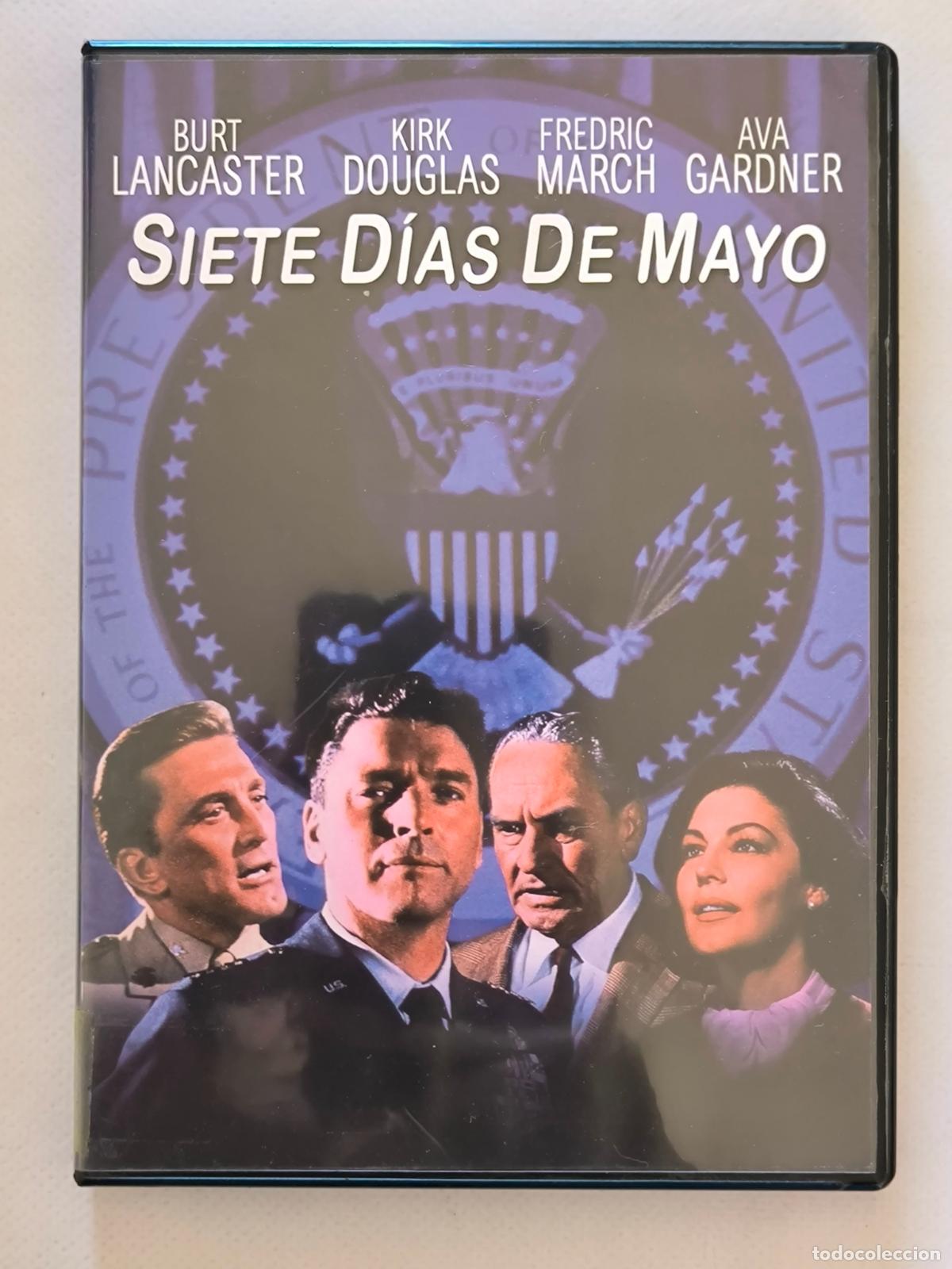 Cine: DVD SIETE DIAS DE MAYO - BURT LANCASTER, KIRK DOUGLAS (5Aw)