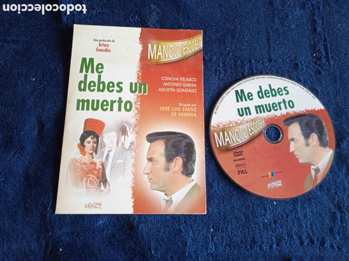 Cinema: DVD - ME DEBES UN MUERTO MANOLO ESCOBAR -DVD EN FUNDA DE CARTON -NUEVO