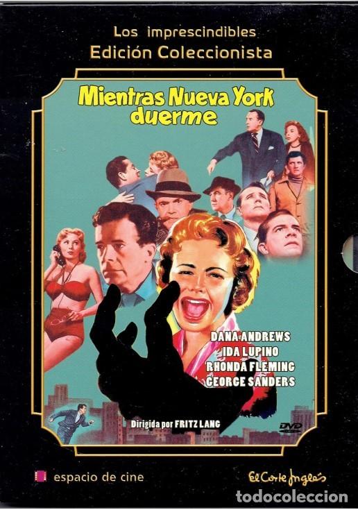 Cine: Mientras Nueva York Duerme - Edic. Coleccionista con Libreto DVD Como nuevo