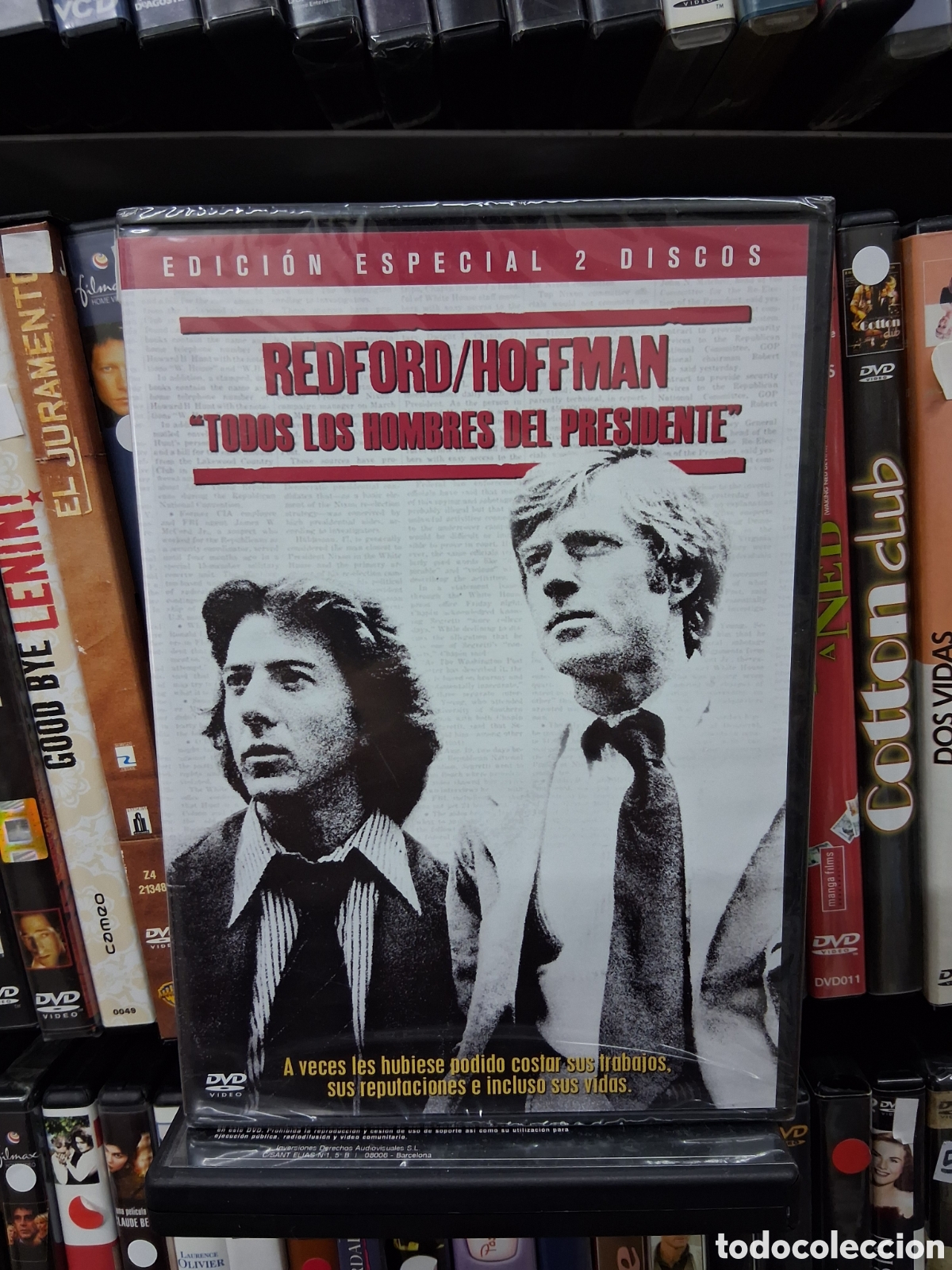 Cine: Todos los hombres del presidente- Ed. esp. 2discos Robert Redford. Dustin Hoffman - DVD precintado