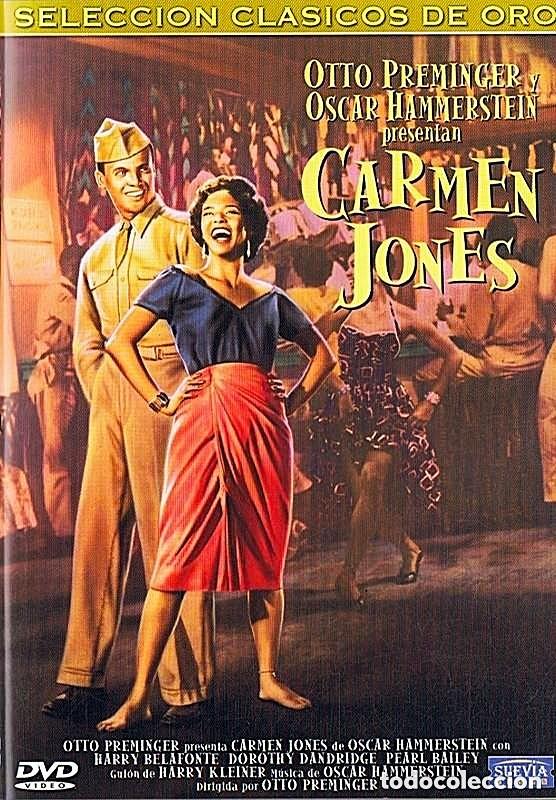 Cine: Carmen Jones (Carmen Jones, 1954) Dir. Otto Preminger. Dorothy Dandridge, Harry Belafonte. DVD