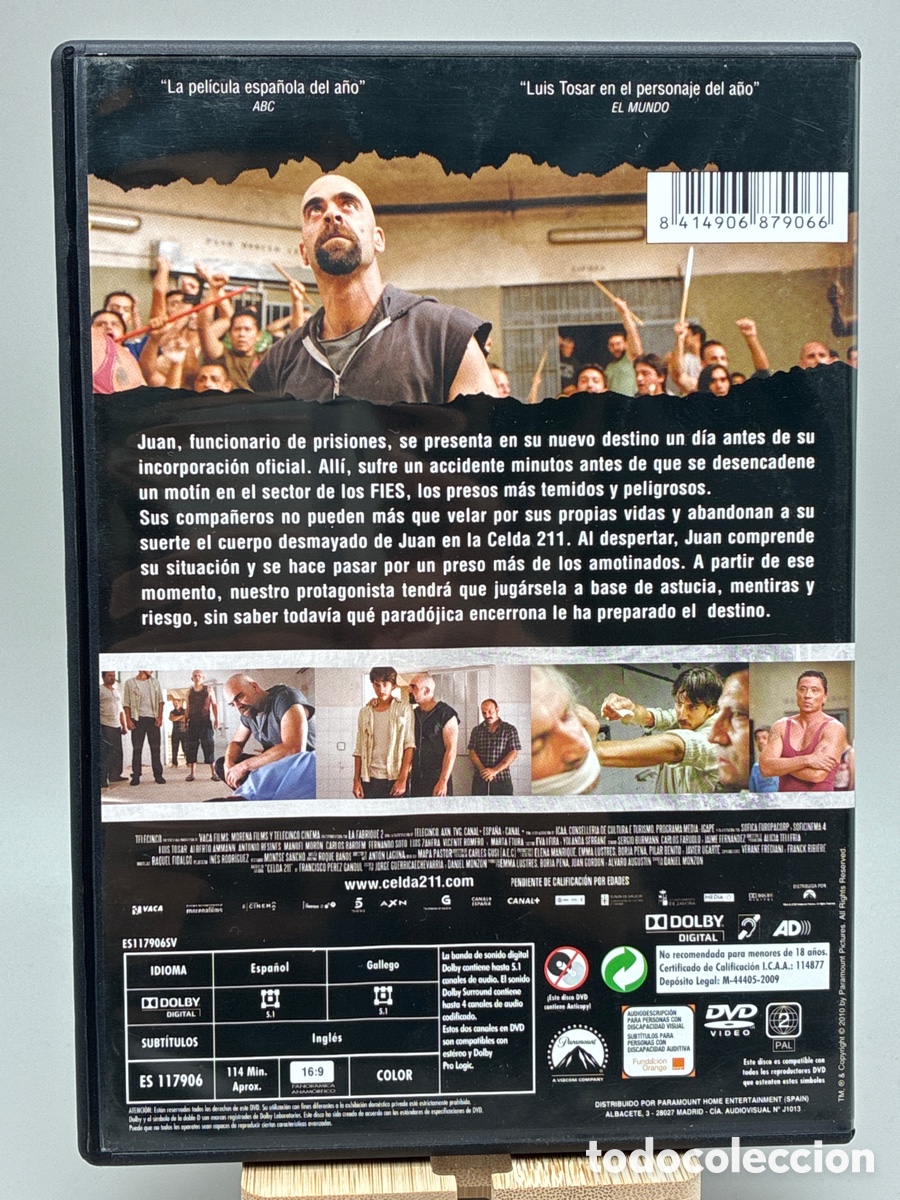 Cine: Celda 211 (Daniel Monz&oacute;n) DVD - Foto 2