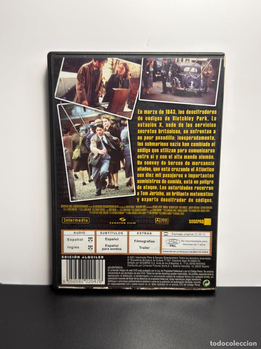 Cine: Enigma (DVD) Michael Apted - Foto 2