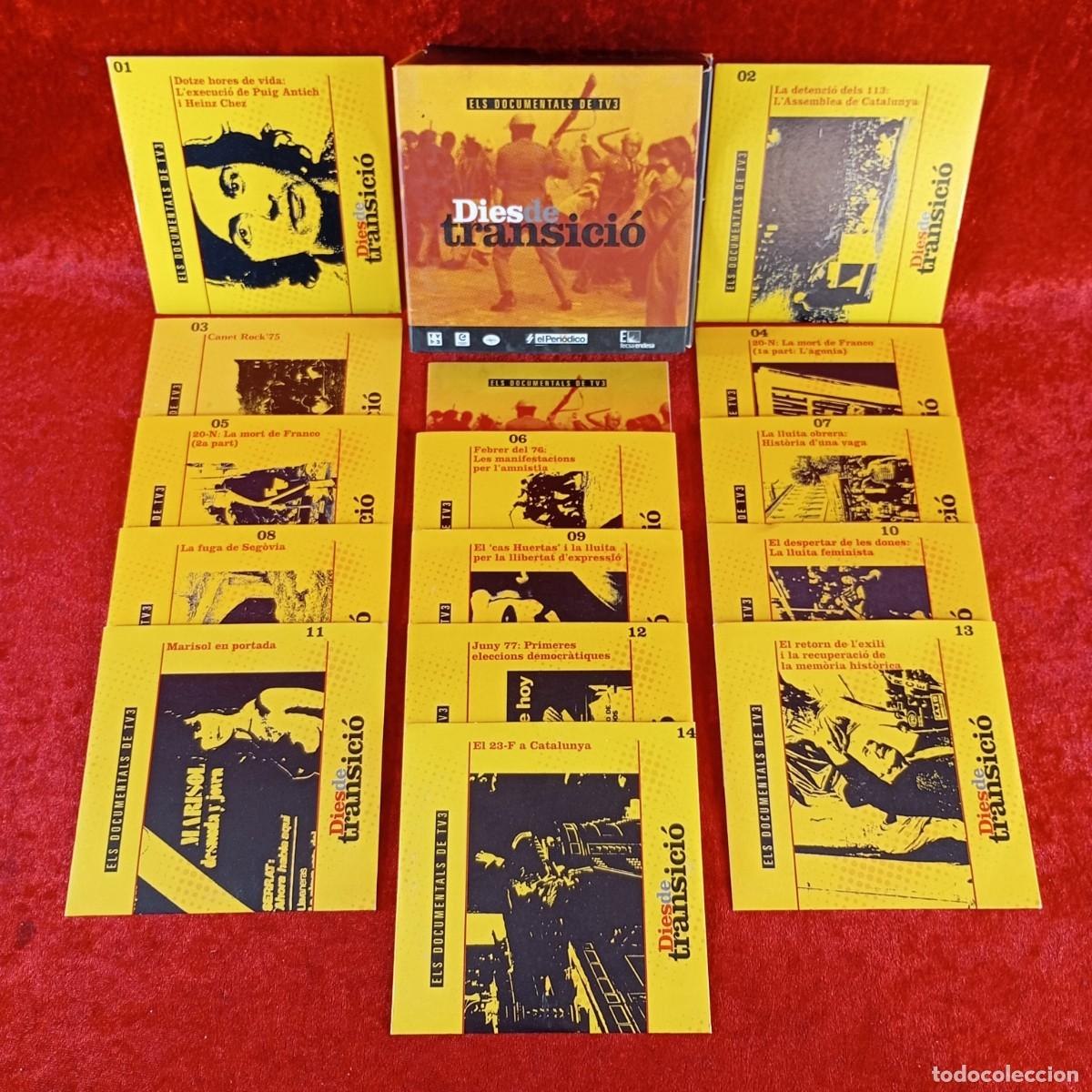 Cinema: DIES DE TRANSICI&Oacute; - ELS DOCUMENTALS DE TV3 - 14 DVD'S - COLECCI&Oacute;N COMPLETA / 3714