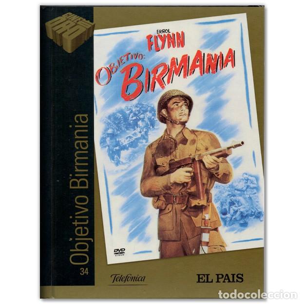 Cine: OBJETIVO BIRMANIA LIBRO DVD (B&eacute;lico, Errol Flynn)