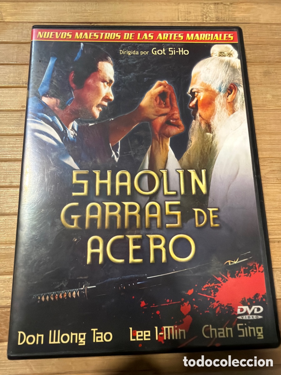Cine: Shaolin Garras de acero DVD SEMINUEVO