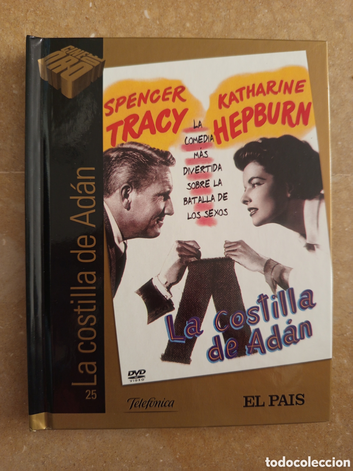 Cine: LA COSTILLA DE ADAN (DVD + LIBRO) SPENCER TRACY / KATHARINE HEPBURN