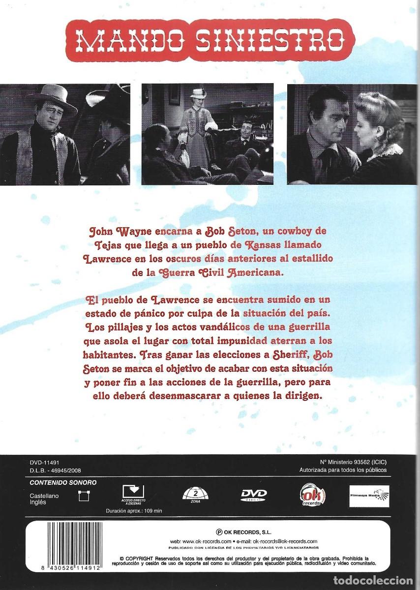 Cine: MANDO SINIESTRO JOHN WAYNE - Foto 2