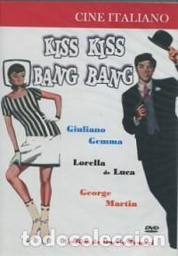 Cine: Kiss Kiss Bang Bang- Giuliano Gemma, Lorella de Luca DVD Nuevo.