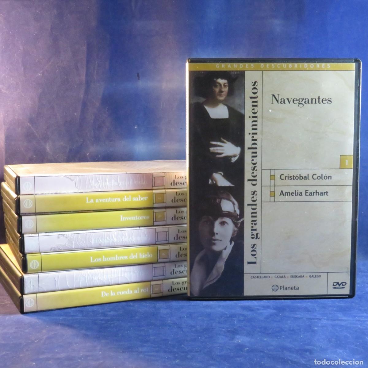 Cine: GRANDES DESCUBRIDORES - DOCUMENTAL LOS GRANDES DESCUBRIMIENTOS - 3 DVD
