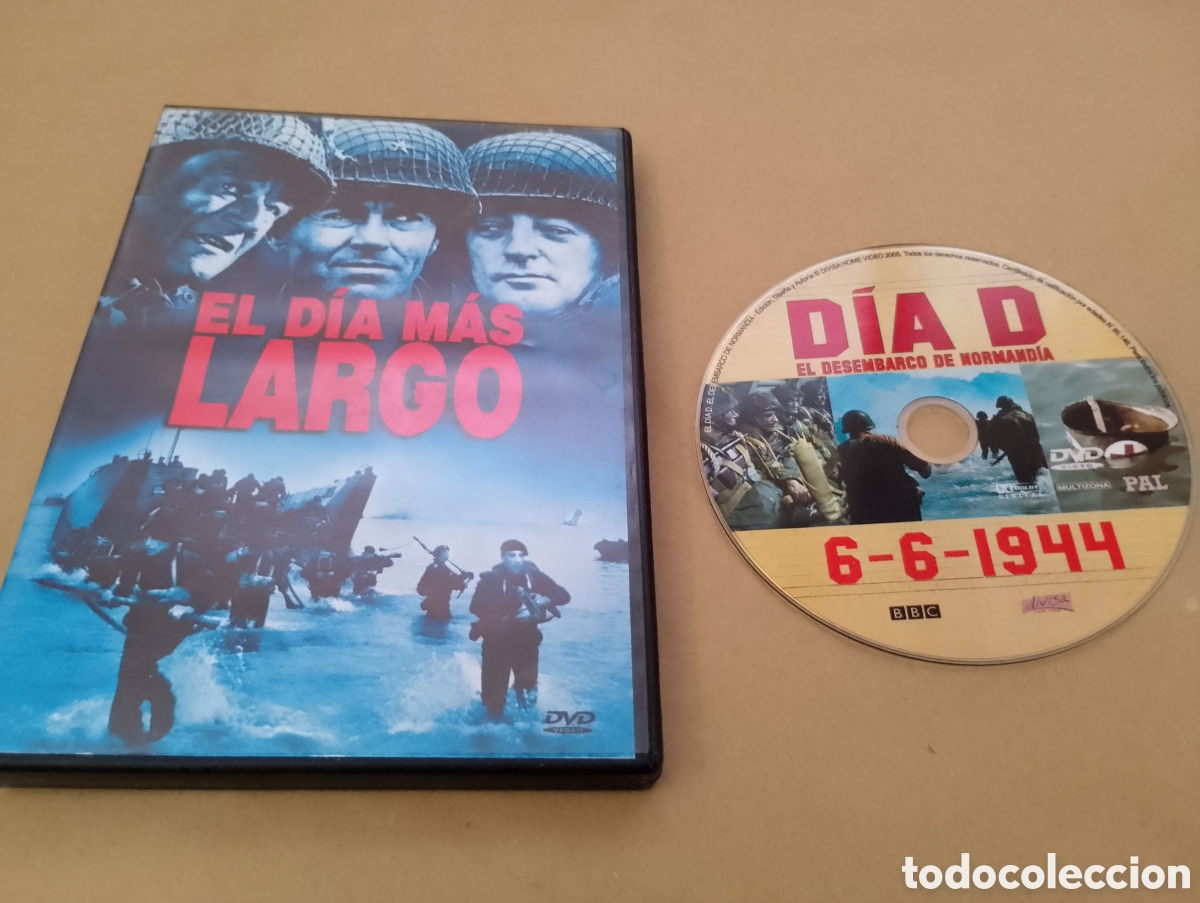 Cinema: Dvd. El d&iacute;a m&aacute;s largo + regalo documental El d&iacute;a-D El desembarco de Normand&iacute;a (2 horas).