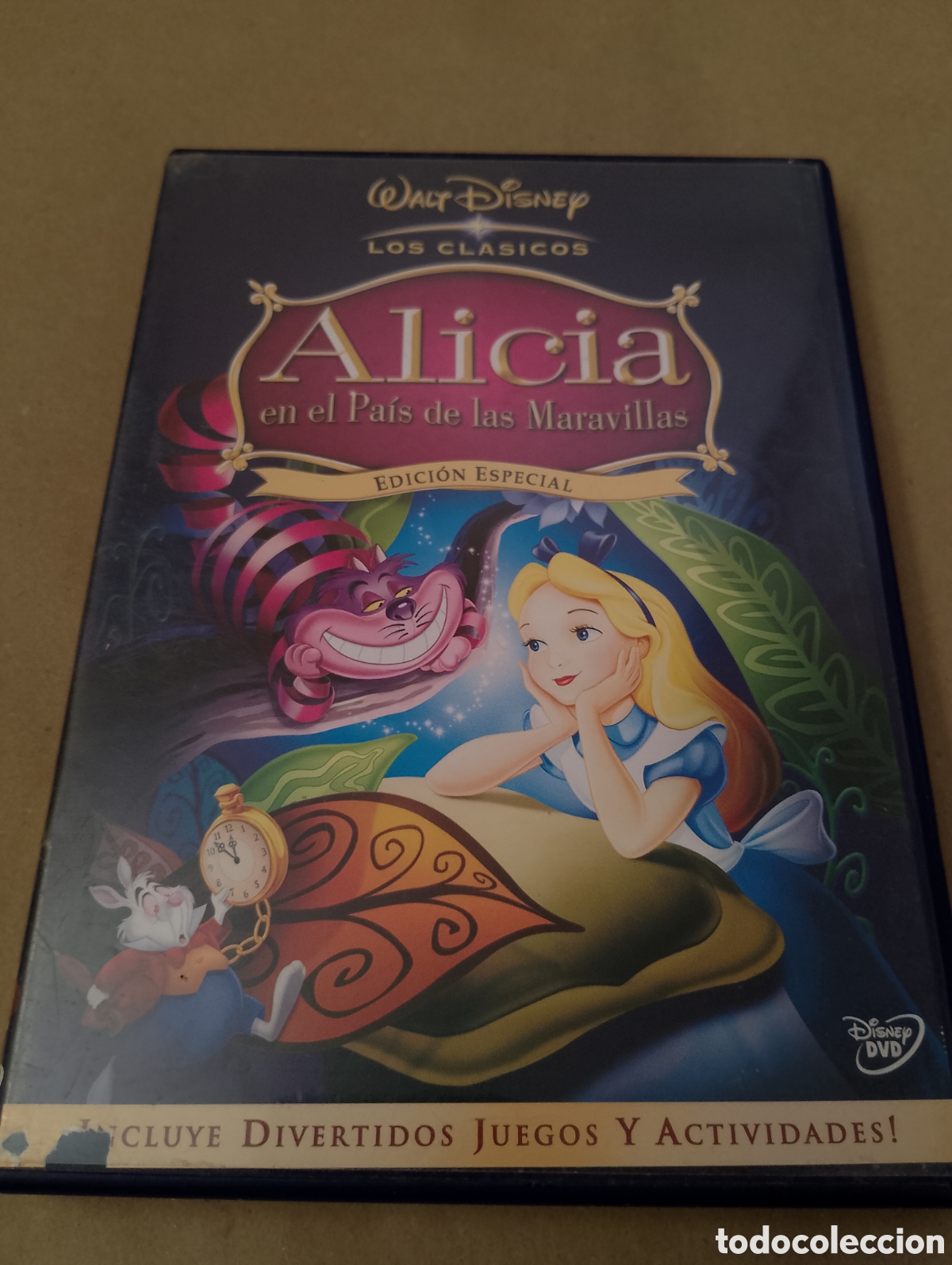 Cinema: Dvd. Alicia en el pa&iacute;s de las maravillas. Disney.