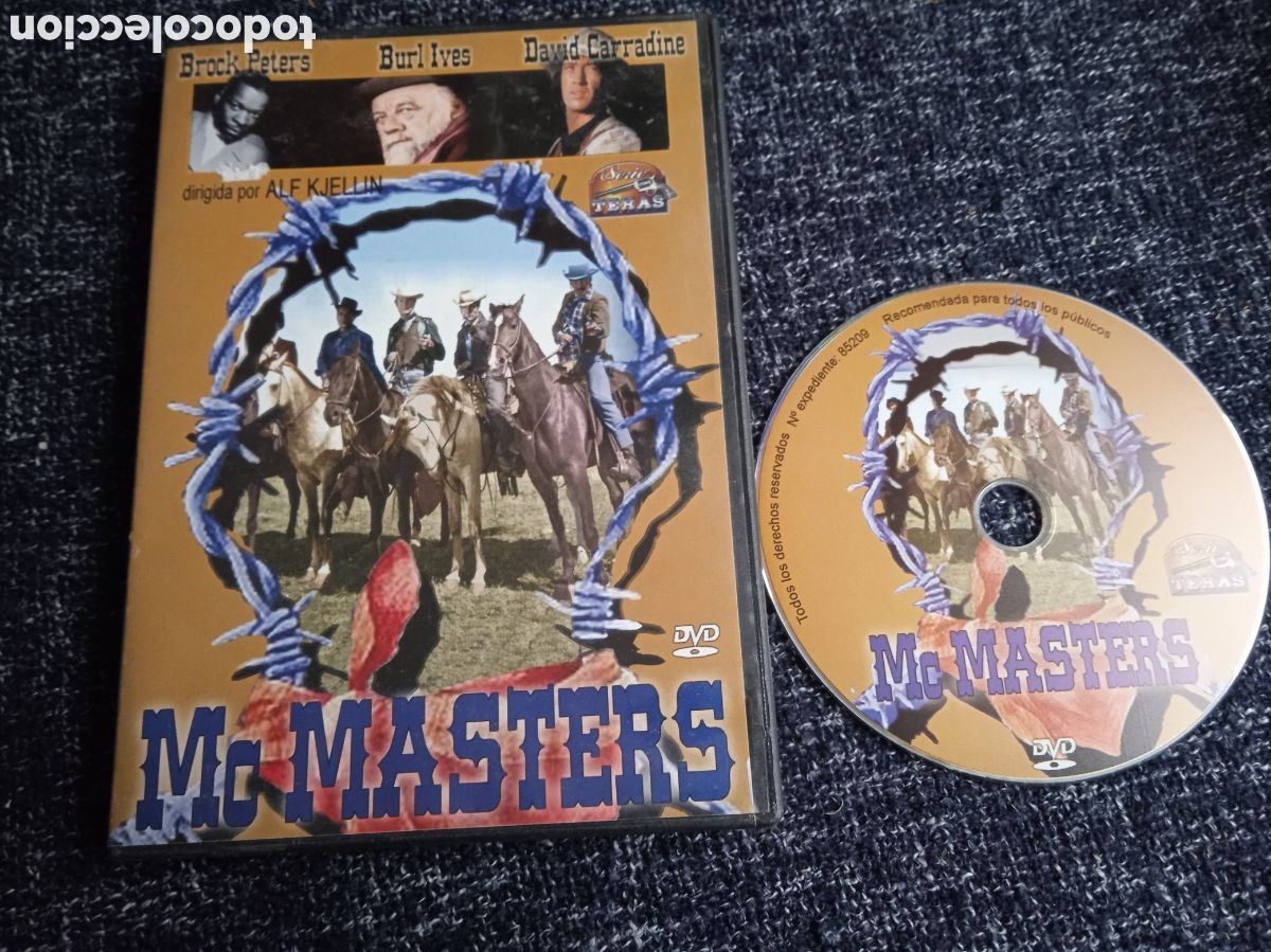 Cine: DVD- MC MASTERS -DAVID CARRADINE, BROCK PETERS